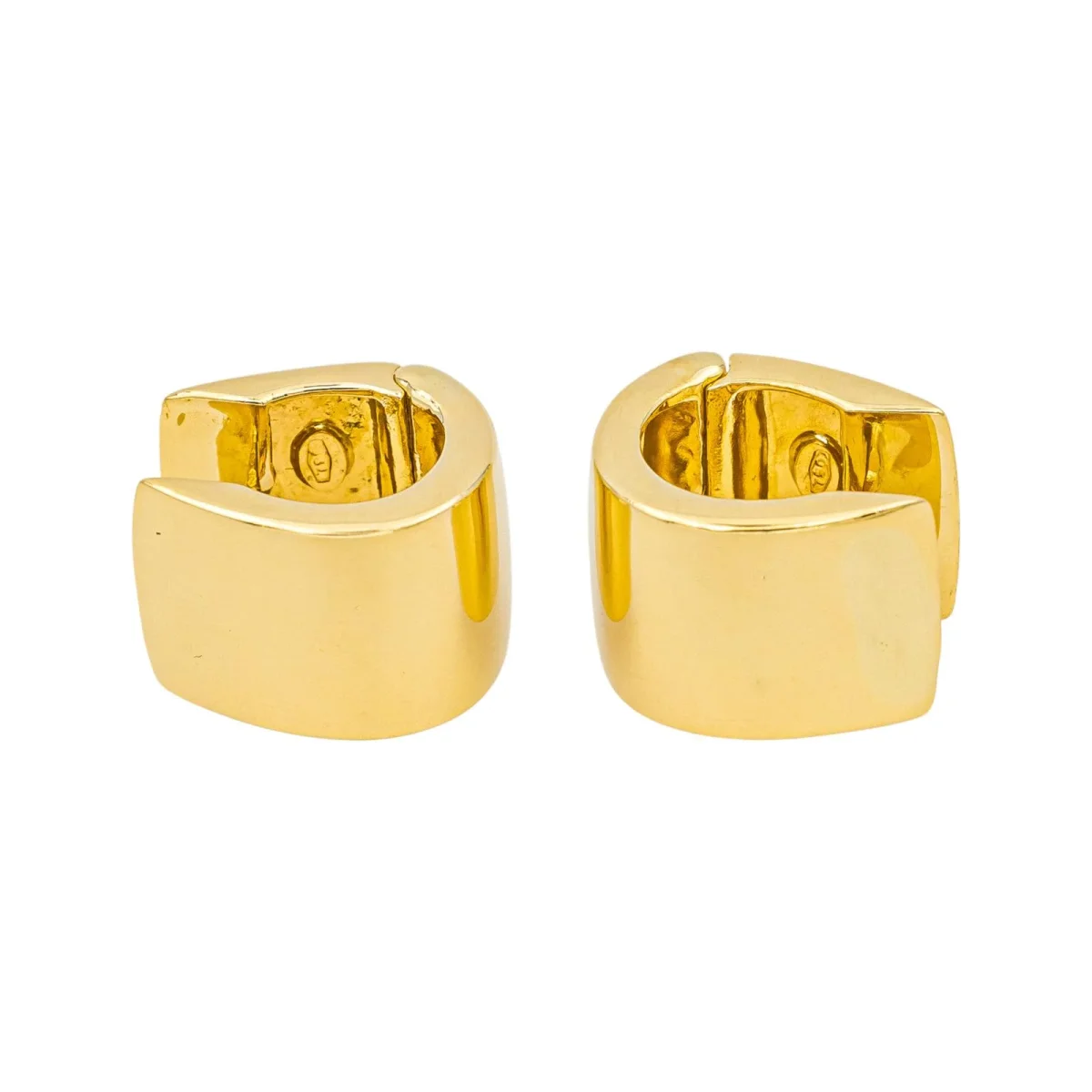 Boucles d'oreilles Créoles Or jaune – Image 7