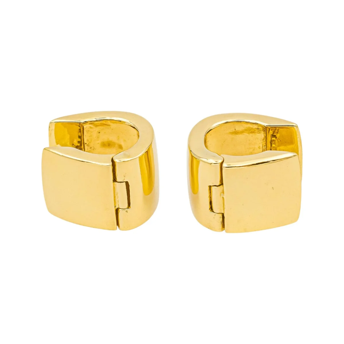 Boucles d'oreilles Créoles Or jaune – Image 8