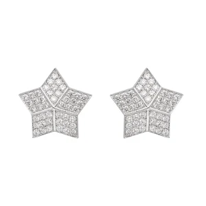 Fred Boucles d'oreilles Lucifer Or blanc Diamant