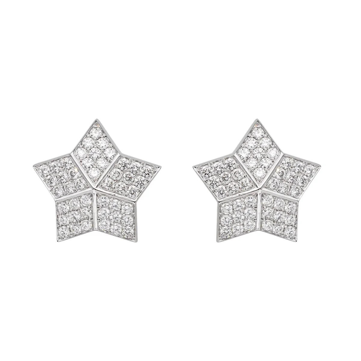 Fred Boucles d'oreilles Lucifer Or blanc Diamant