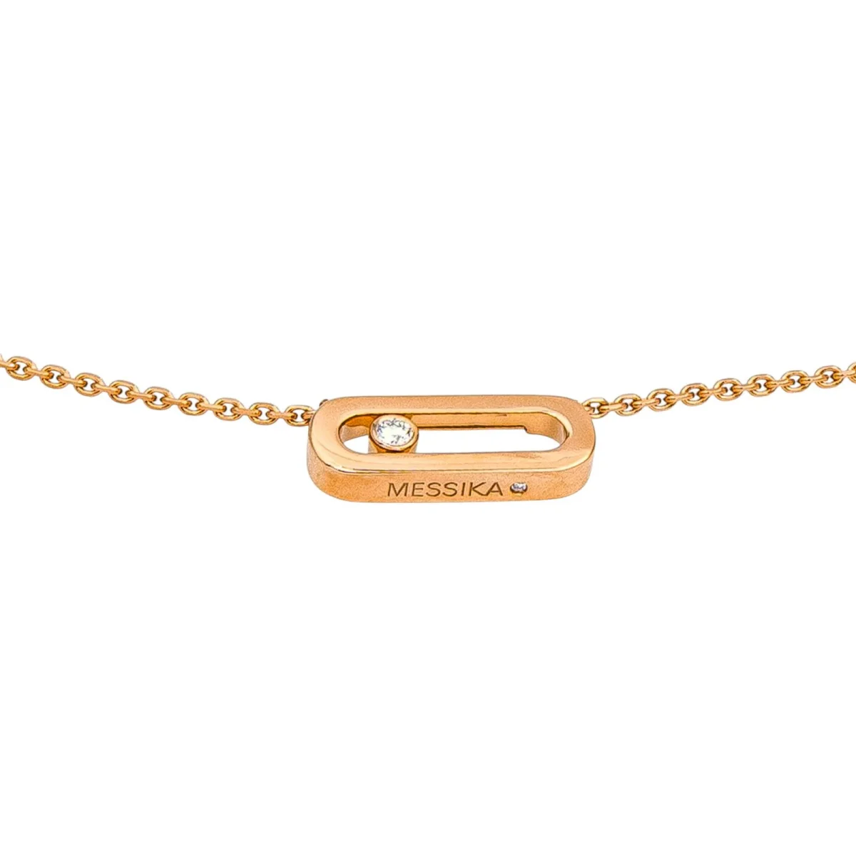 Messika Collier Move uno Or rose Diamant – Image 4
