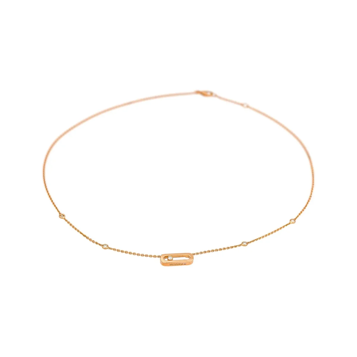 Messika Collier Move uno Or rose Diamant – Image 9