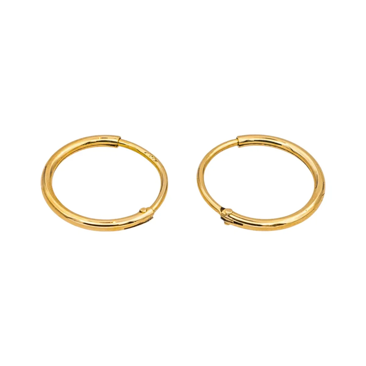 Boucles d'oreilles Créoles Or jaune – Image 6