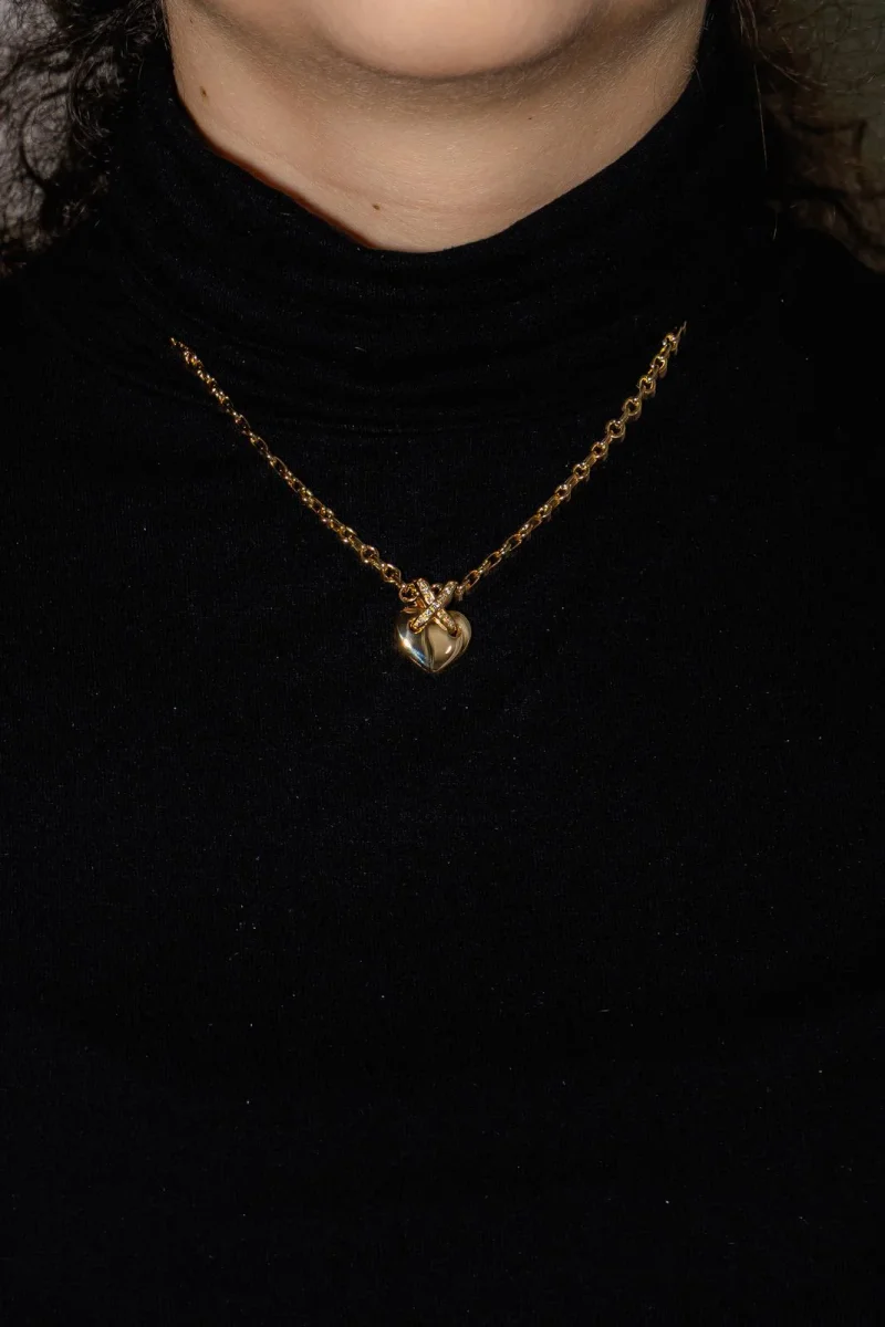 Chaumet Collier Cœur Liens Or jaune Diamant – Image 3