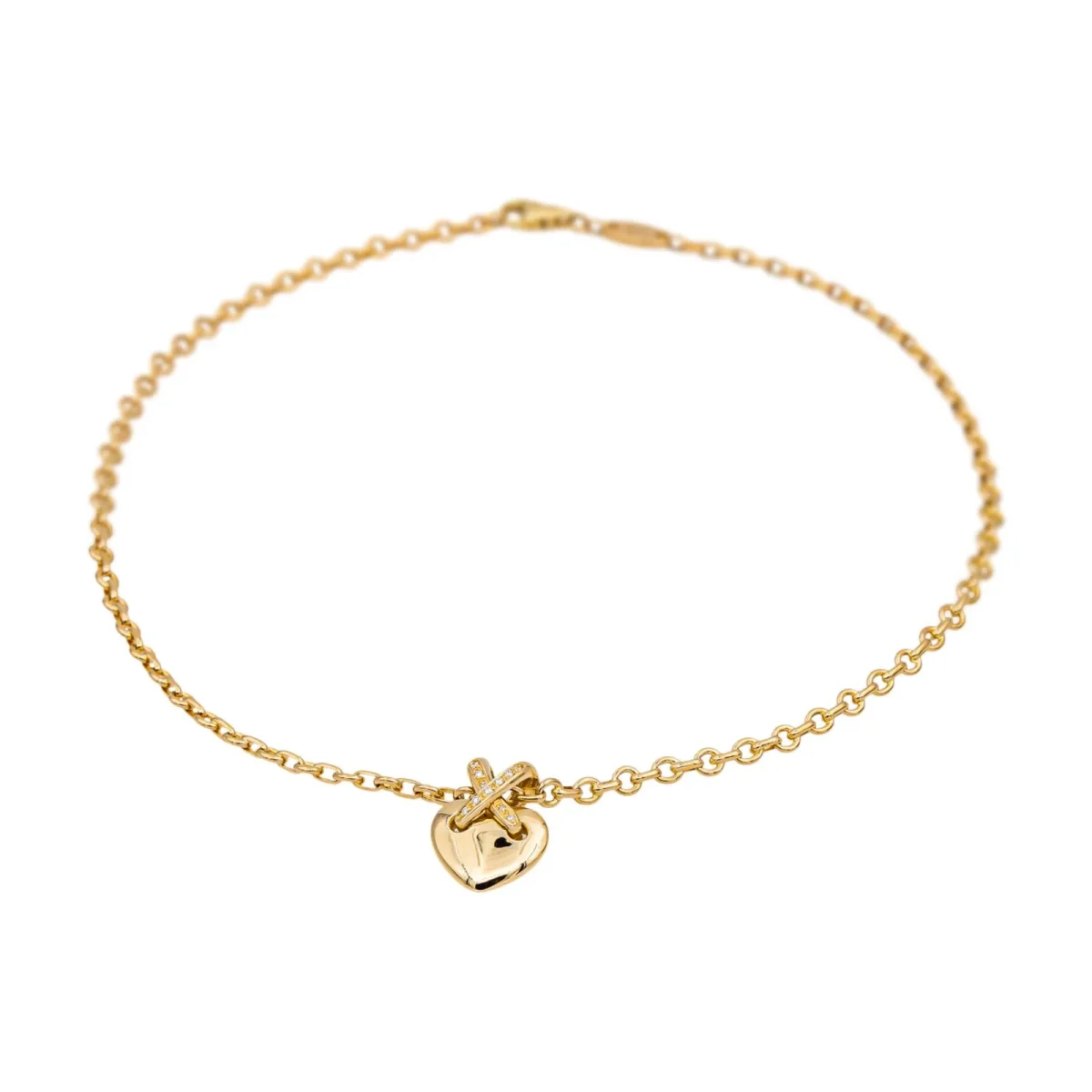 Chaumet Collier Cœur Liens Or jaune Diamant – Image 4