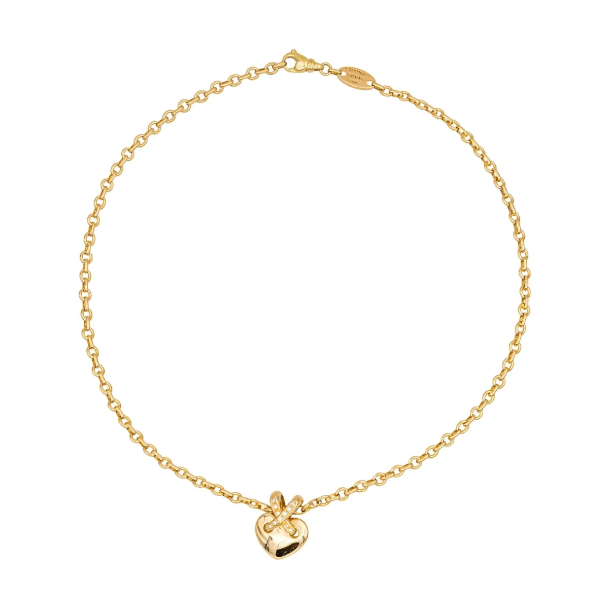 Chaumet Collier Cœur Liens Or jaune Diamant – Image 5