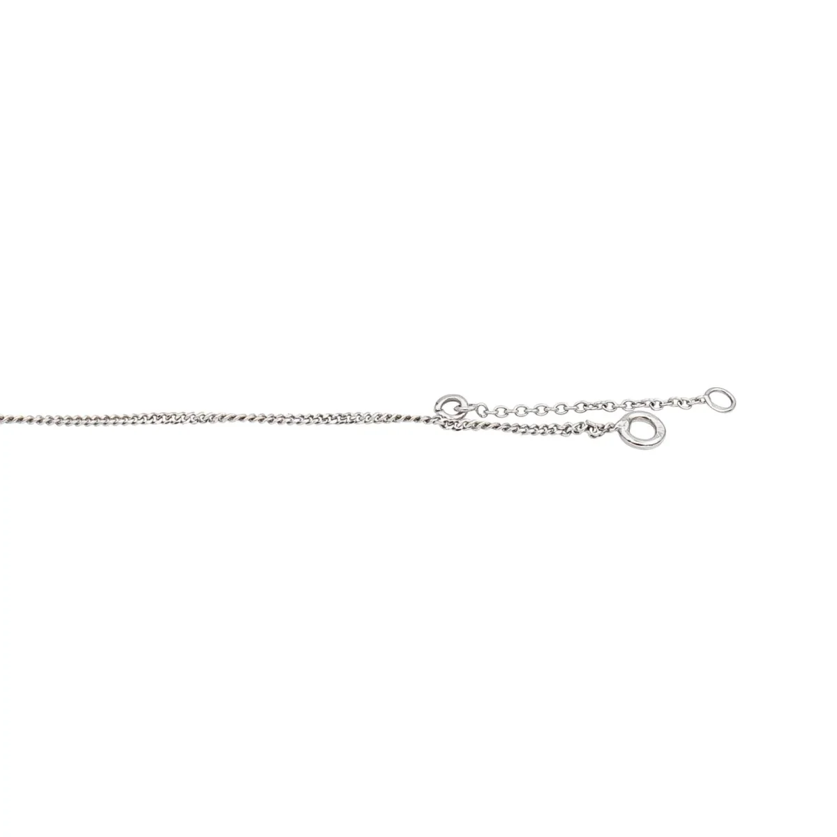 Collier Solitaire Or blanc Diamant – Image 7