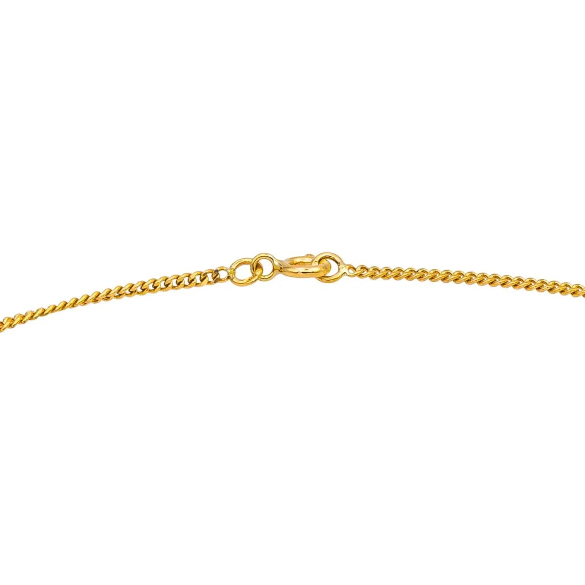 Collier Solitaire Or jaune Diamant – Image 8