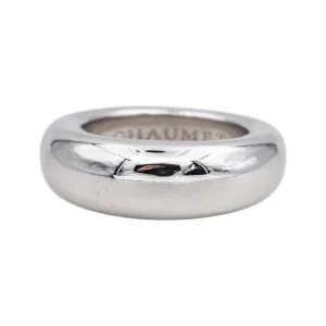 Chaumet Bague Jonc  Or blanc