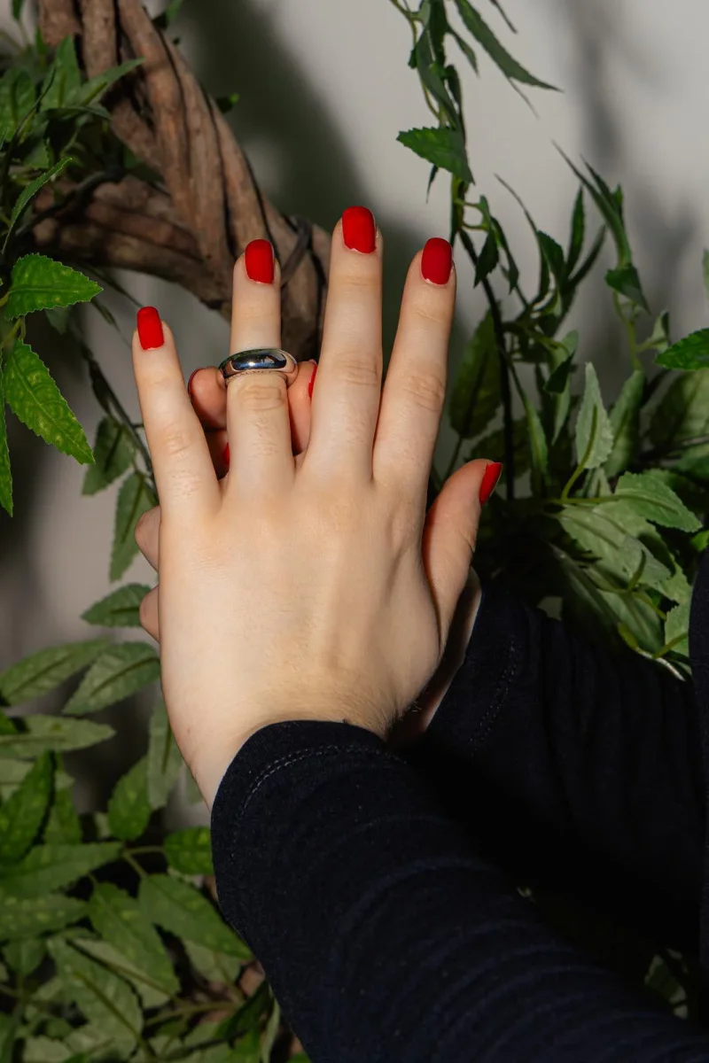 Chaumet Bague Jonc Or blanc – Image 3