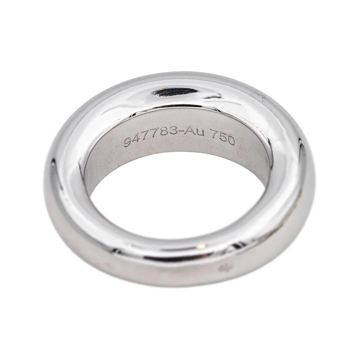 Chaumet Bague Jonc Or blanc – Image 7