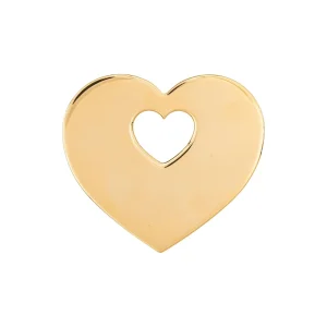 Poiray Pendentif Cœur secret Or jaune