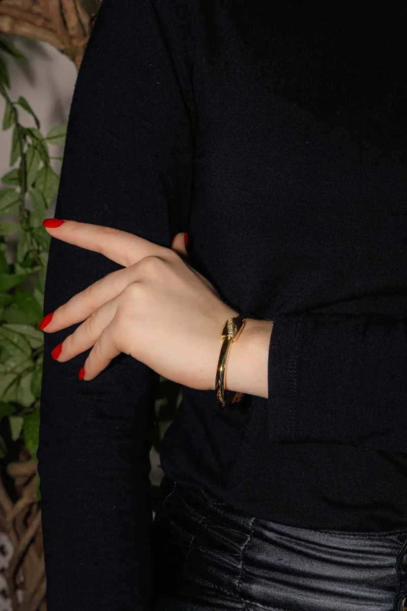 Piaget Bracelet Jonc Or jaune Diamant – Image 3