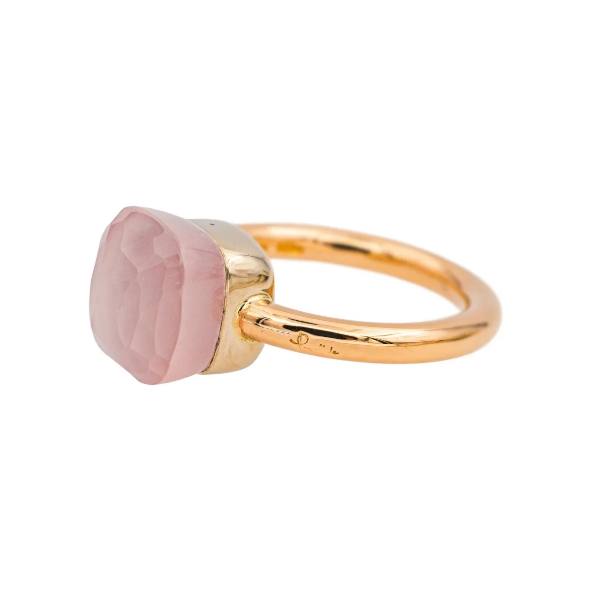 Pomellato Bague Nudo Or rose Quartz – Image 5