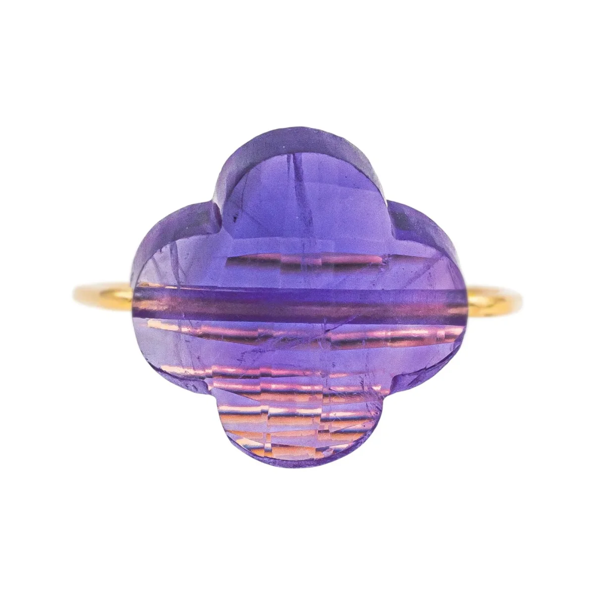 Morganne bello Bague Friandise Or jaune Améthyste – Image 2