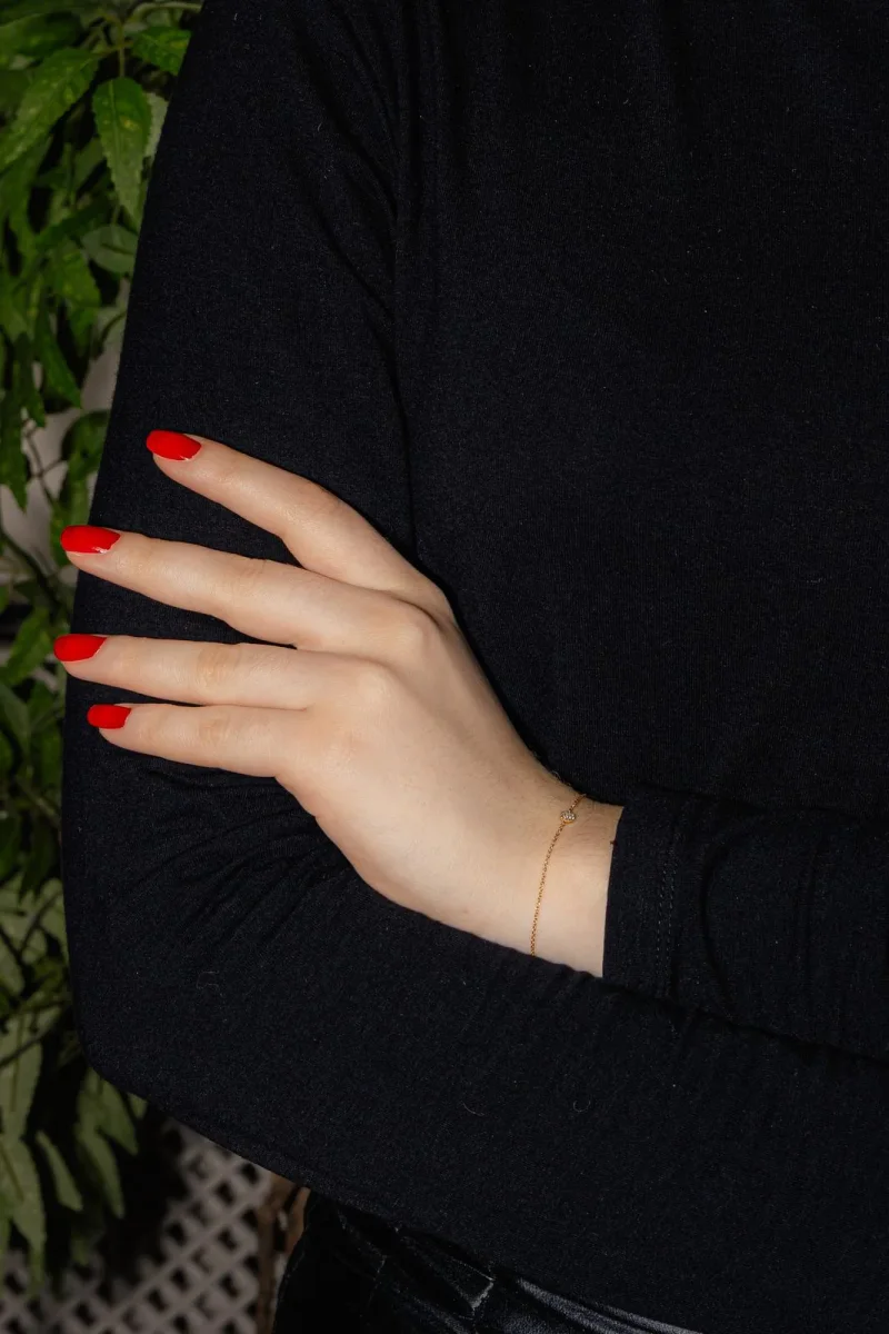 Vanrycke Bracelet Maille forçat Or rose Diamant – Image 3