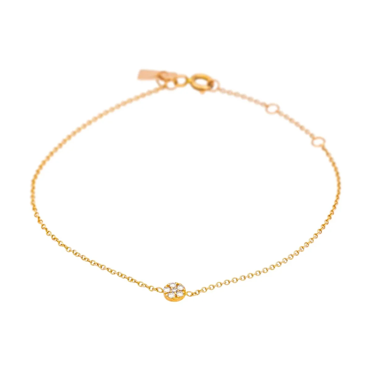 Vanrycke Bracelet Maille forçat Or rose Diamant – Image 4