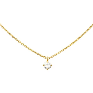 Collier Pendentif Or jaune Diamant