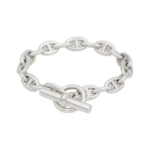 Hermès Bracelet Chaîne d'ancre Argent