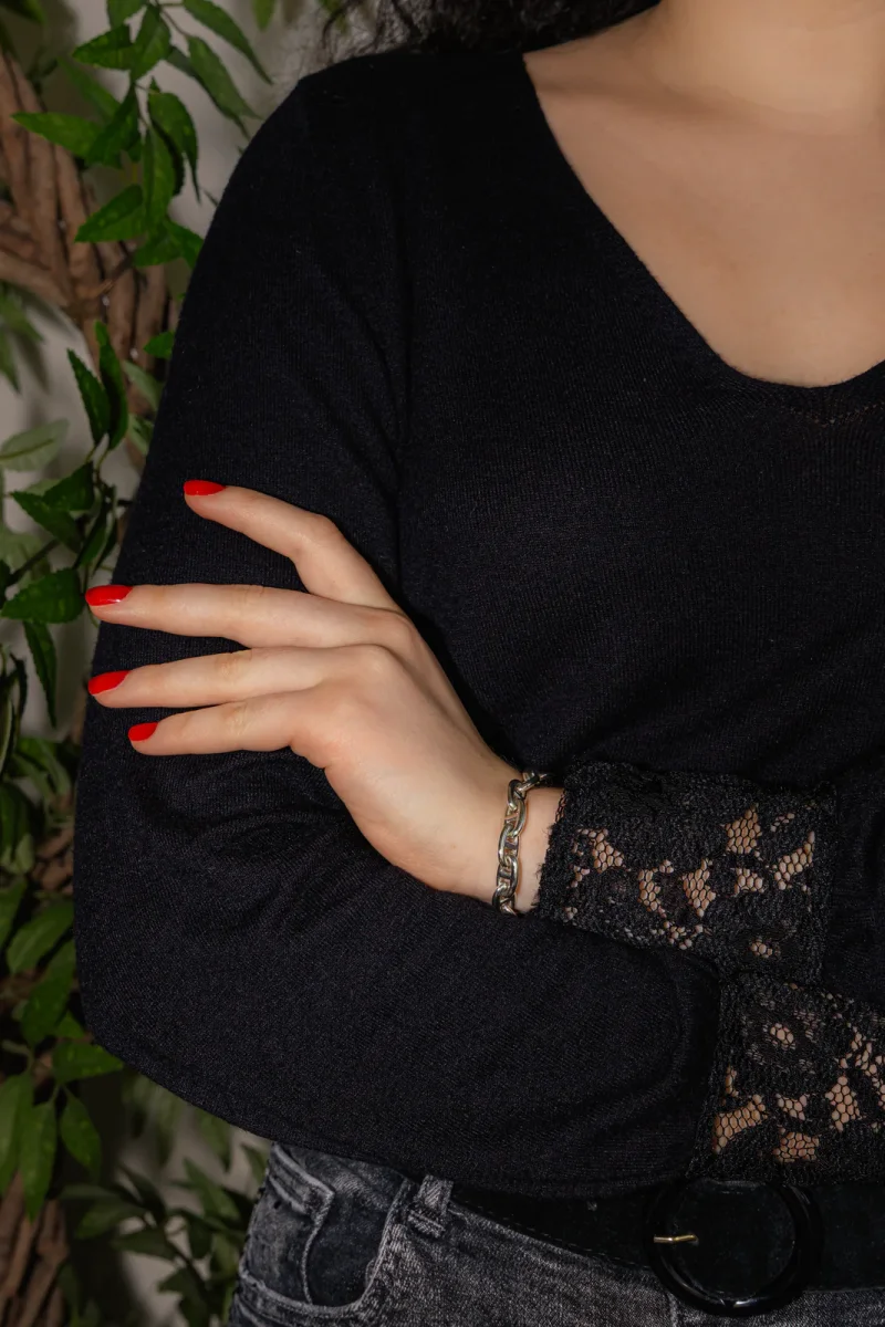 Hermès Bracelet Chaîne d'ancre Argent – Image 3