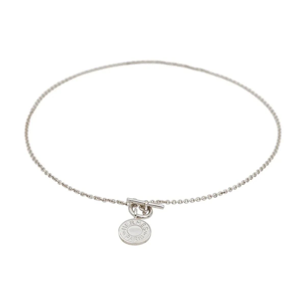 Hermès Collier Clou de selle Argent – Image 5