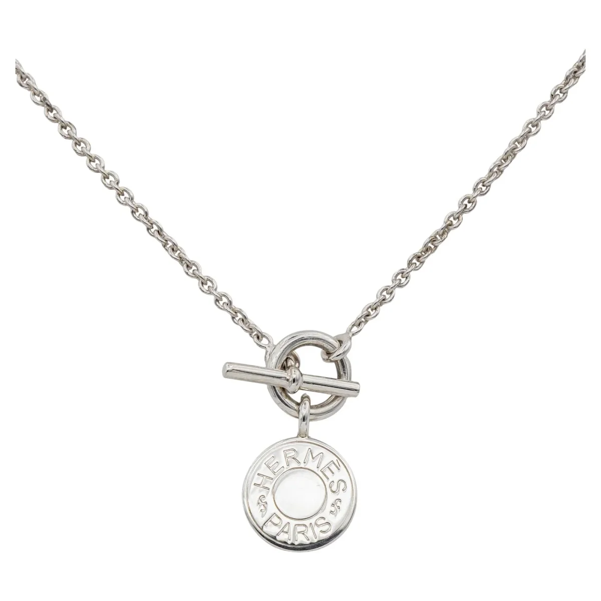 Hermès Collier Clou de selle Argent – Image 6