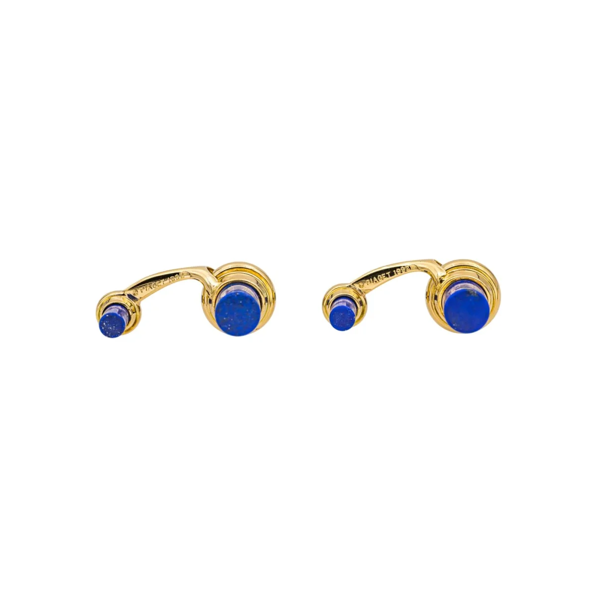 Piaget Boutons de manchette Or jaune Lapis lazuli – Image 3
