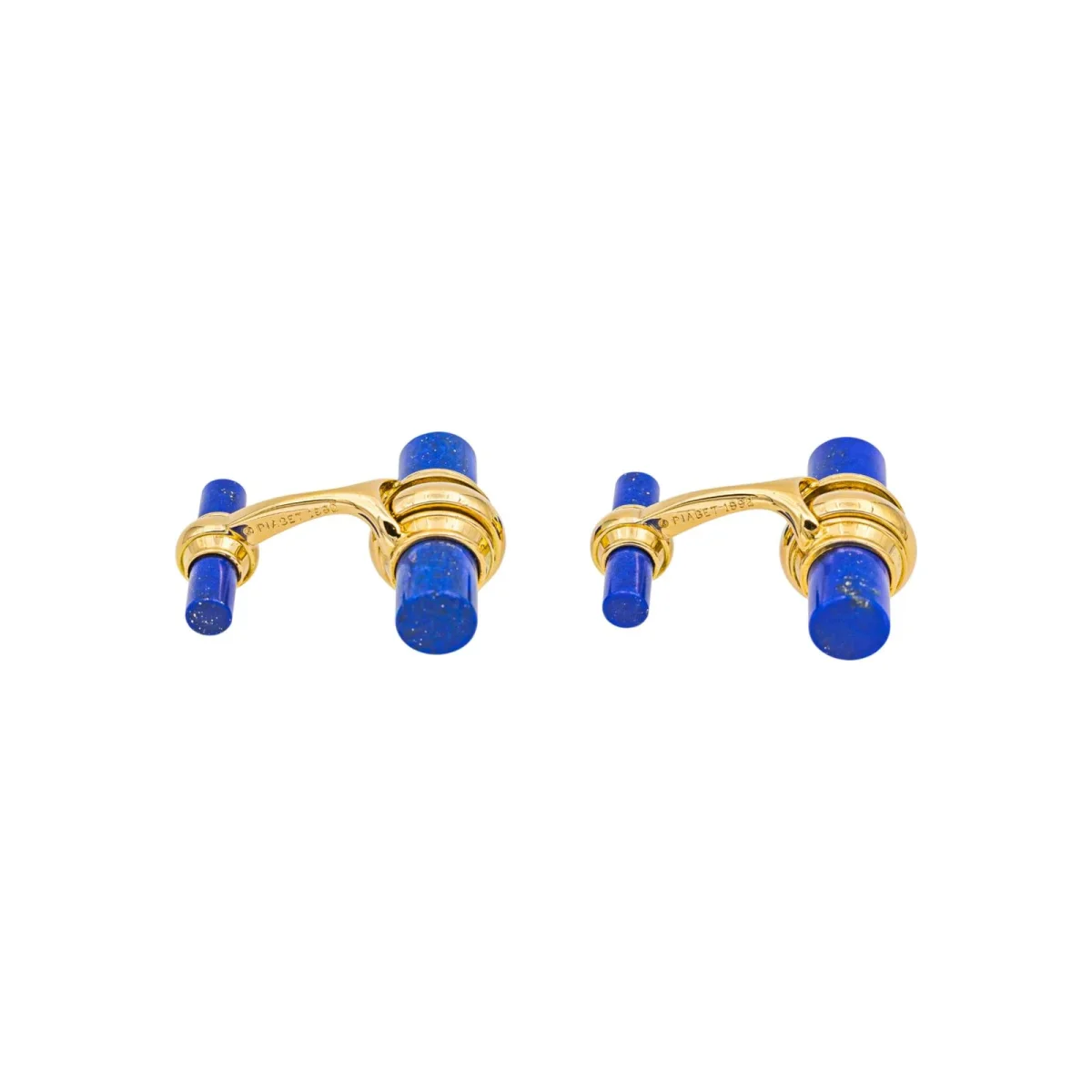 Piaget Boutons de manchette Or jaune Lapis lazuli – Image 4