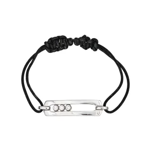 Messika Bracelet Cordon  Or blanc Diamant