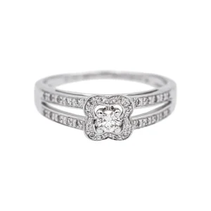 Mauboussin Bague Chance of love Or blanc Diamant