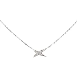 Mauboussin Collier French valentine Or blanc Diamant