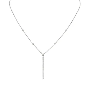 Messika Collier Gatsby Or blanc Diamant