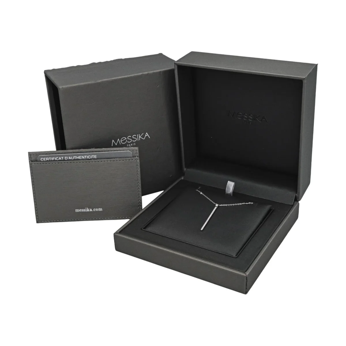 Messika Collier Gatsby Or blanc Diamant – Image 4