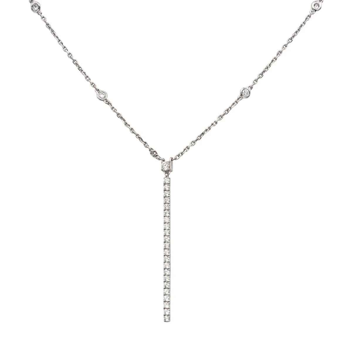 Messika Collier Gatsby Or blanc Diamant – Image 6