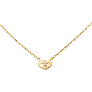 Cartier Collier Cœur Or jaune Saphir