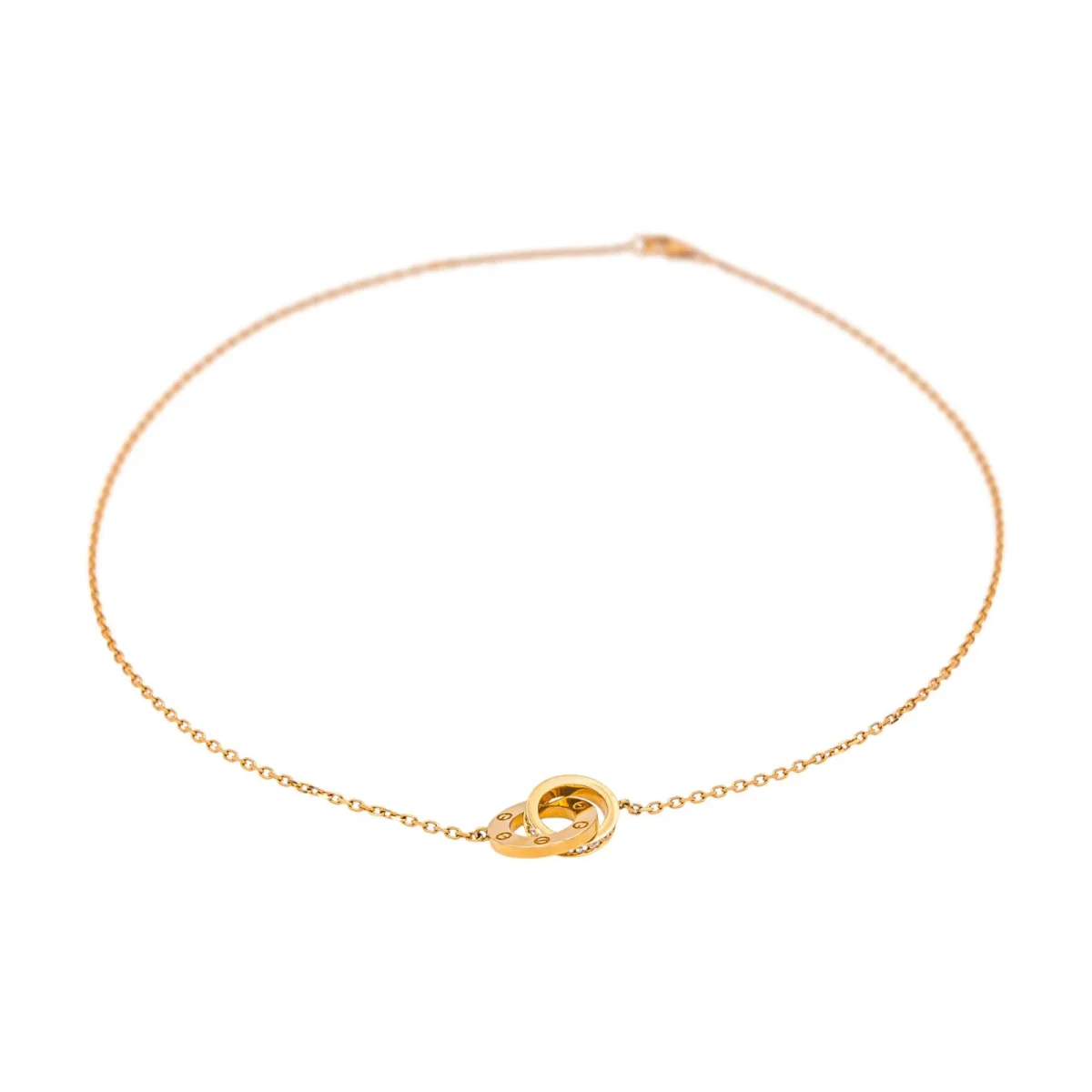 Cartier Collier Love Or rose Diamant – Image 6