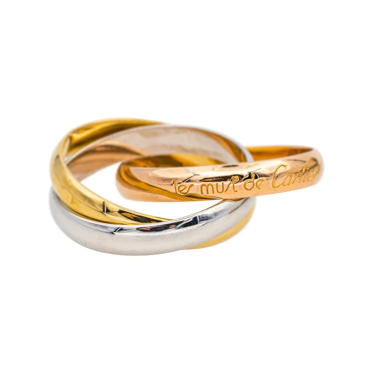 Cartier Bague Trinity Or rose, Or jaune, Or blanc – Image 2
