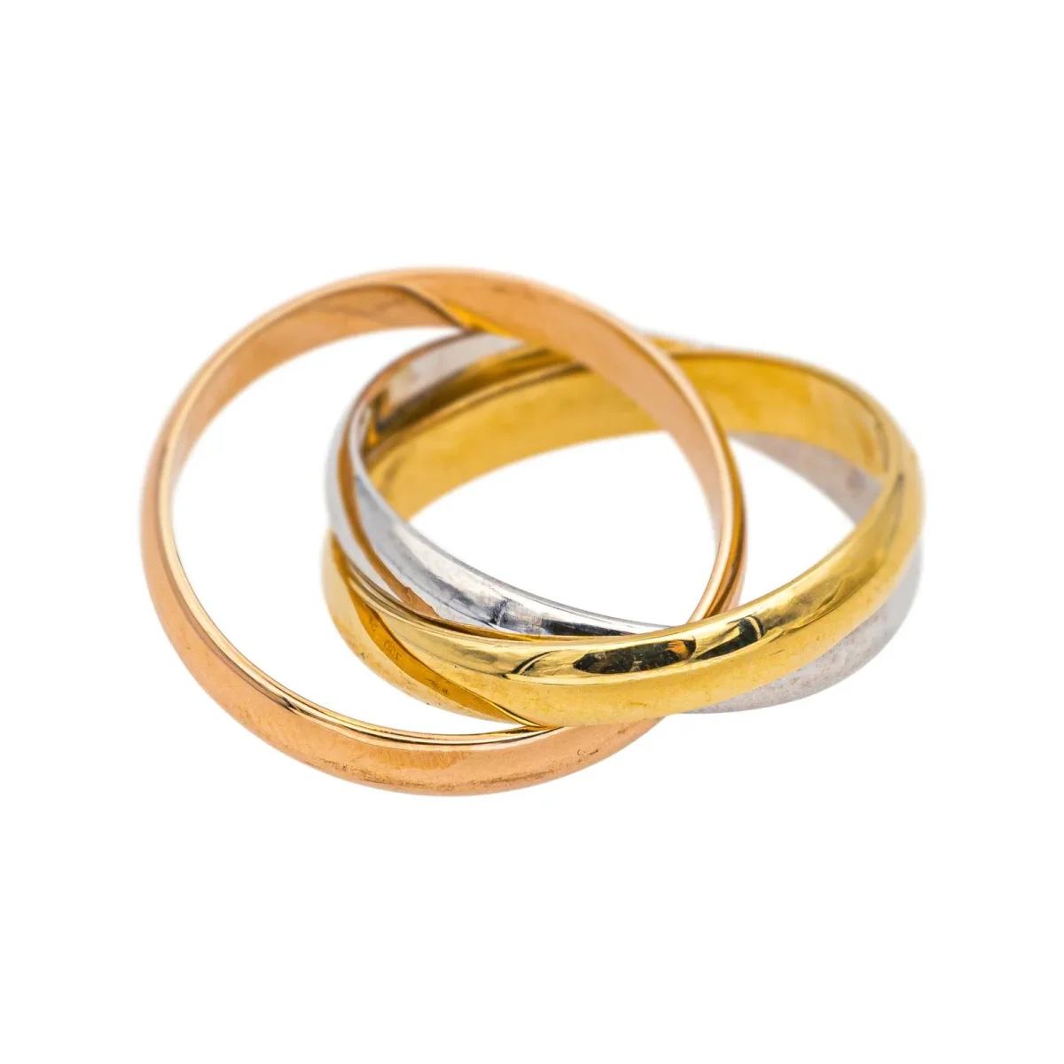 Cartier Bague Trinity Or rose, Or jaune, Or blanc – Image 7