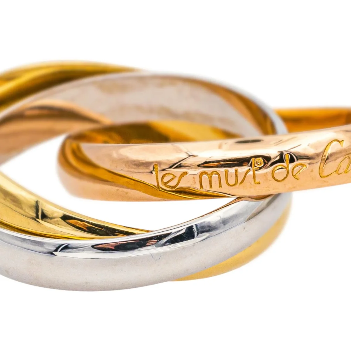 Cartier Bague Trinity Or rose, Or jaune, Or blanc – Image 8