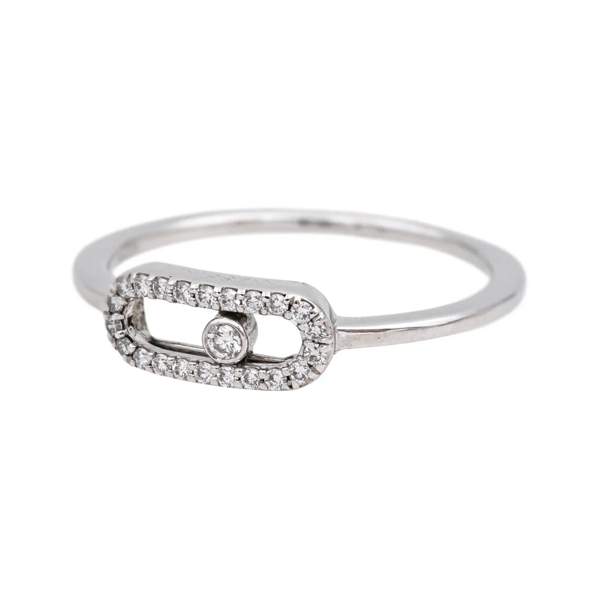 Messika Bague Move uno Or blanc Diamant – Image 4