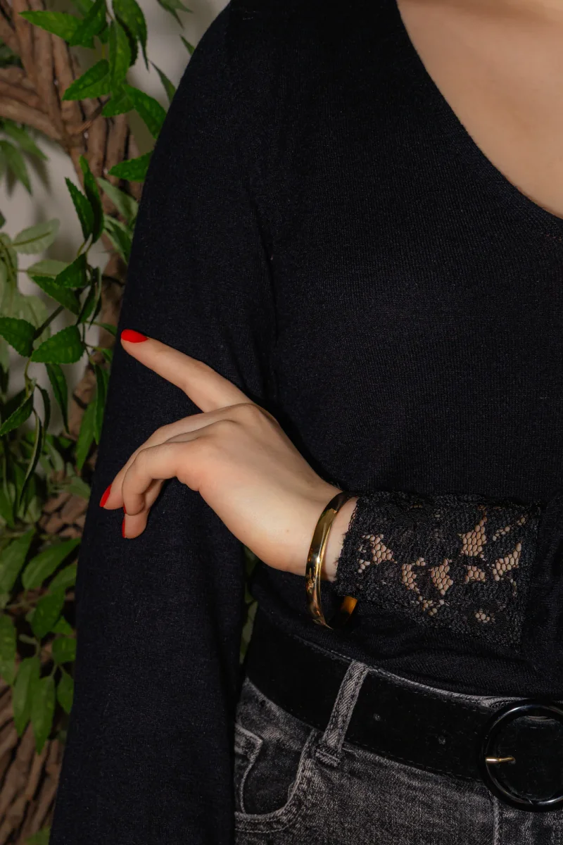 Bracelet Jonc Or jaune – Image 3