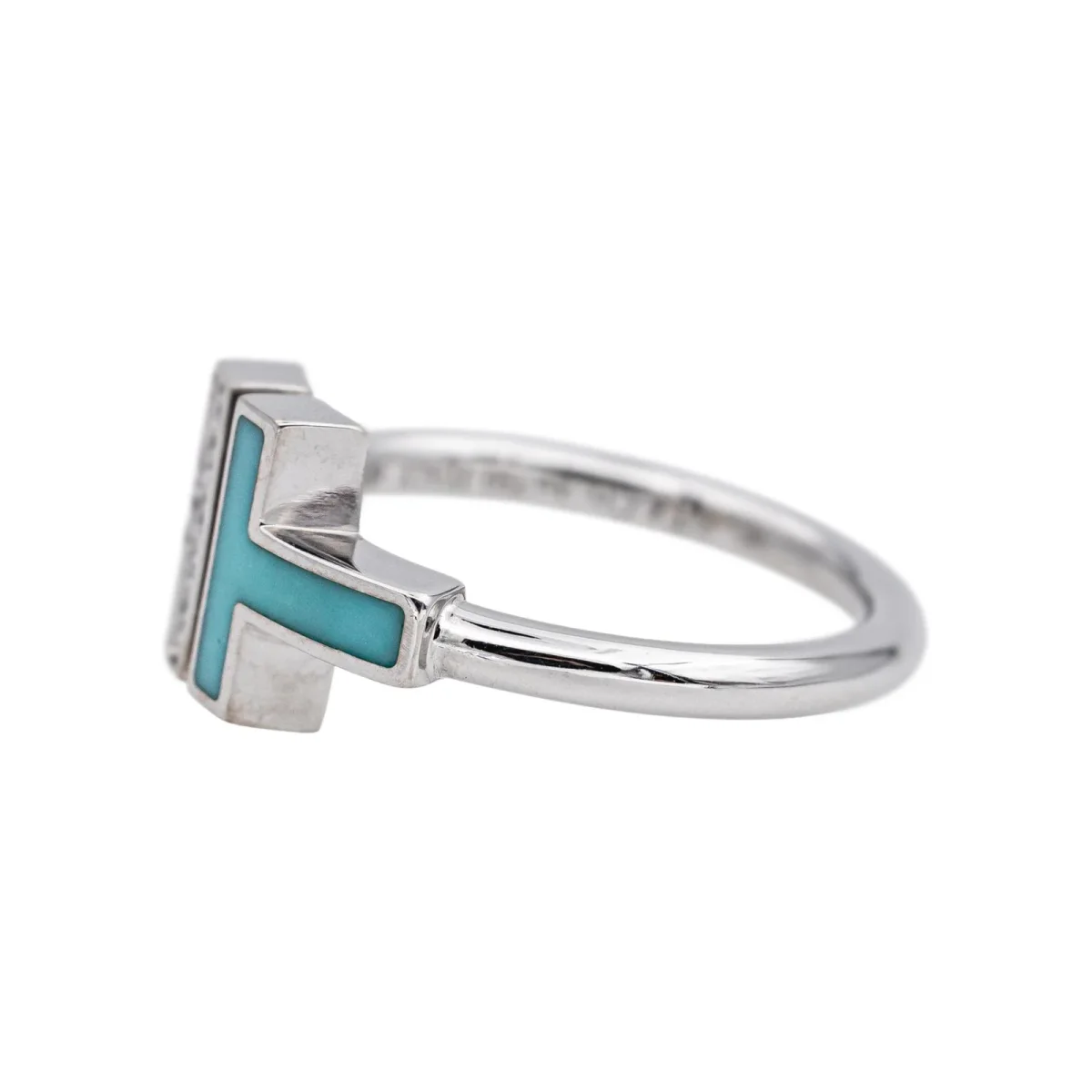 Tiffany & co Bague T Or blanc Diamant – Image 6
