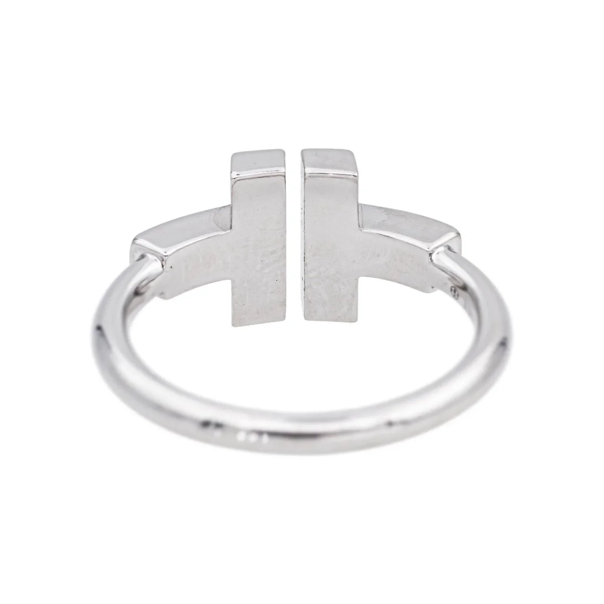 Tiffany & co Bague T Or blanc Diamant – Image 8