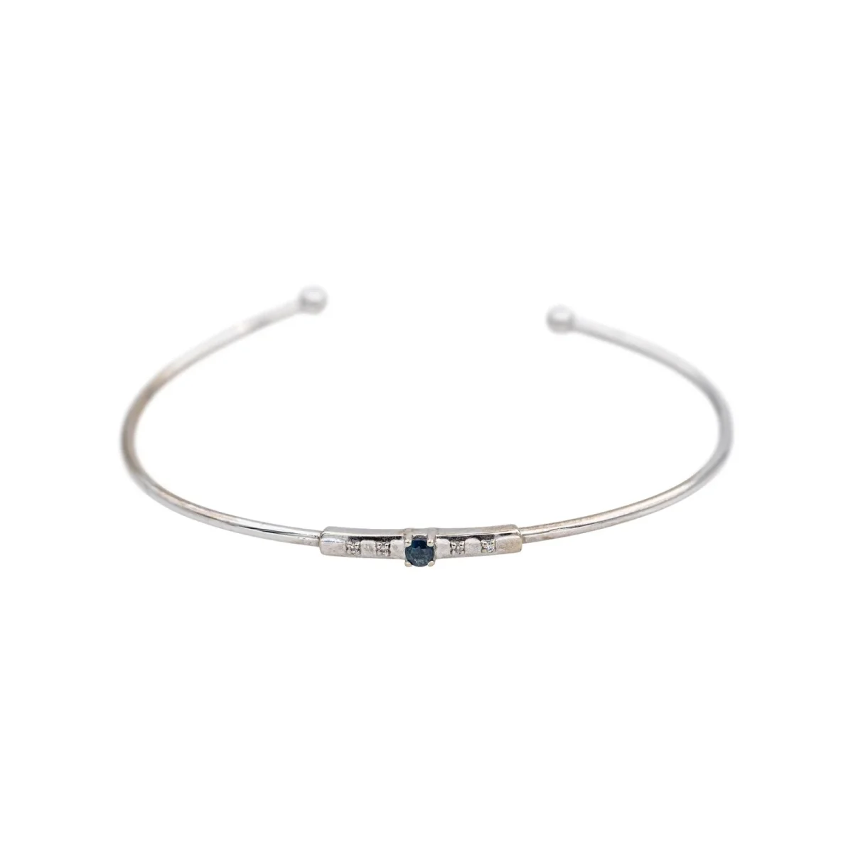 Mauboussin Bracelet Capsule d'émotions Or blanc Saphir, Diamant