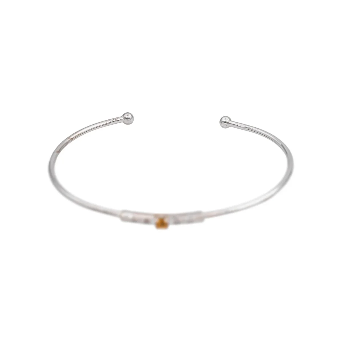 Mauboussin Bracelet Capsule d'émotions Or blanc Saphir jaune, Diamant – Image 4