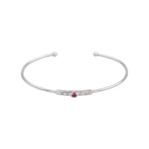 Mauboussin Bracelet Capsule d'émotions Or blanc Rubis, Diamant