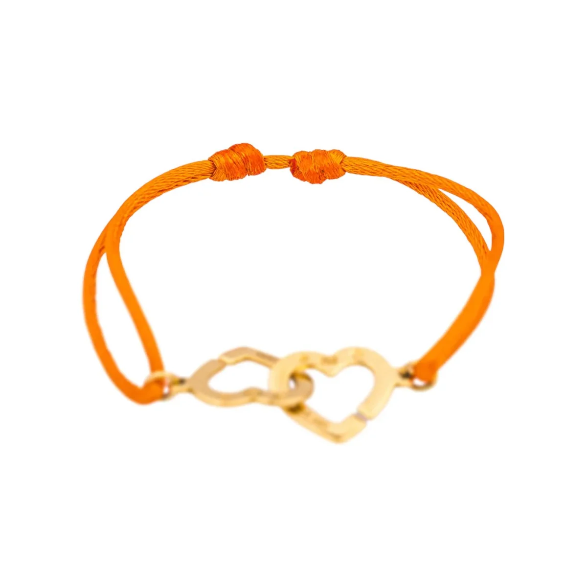 Dinh van Bracelet Cordon Double cœur Or jaune – Image 6