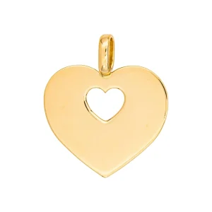 Poiray Pendentif Cœur Or jaune