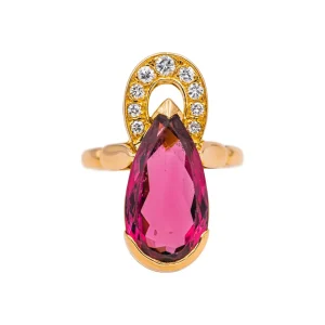 Bague Tourmaline, Diamant