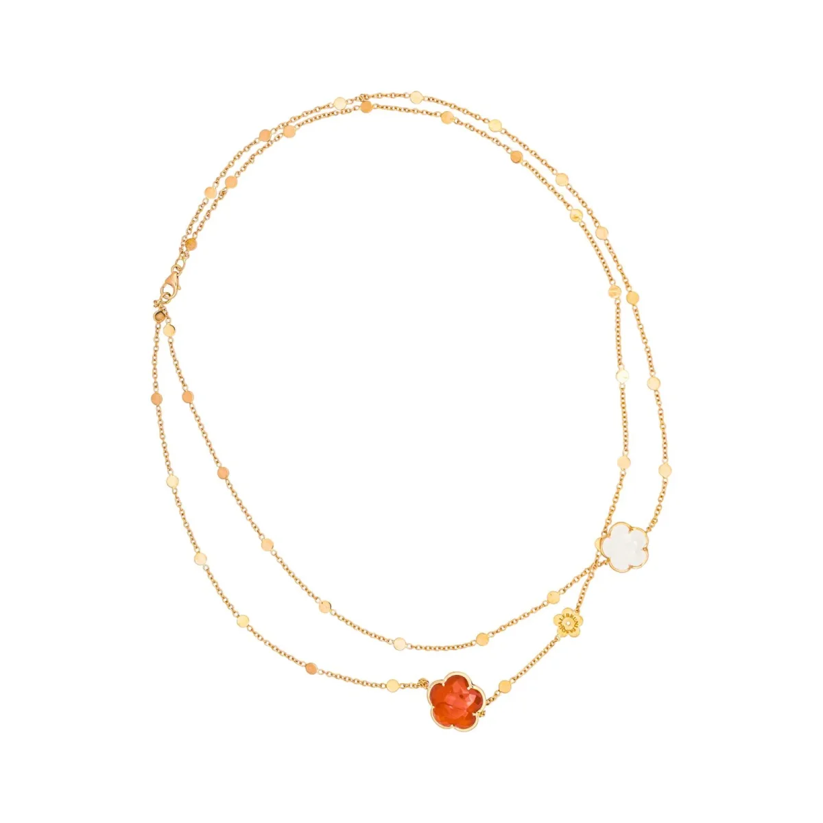 Pasquale bruni Collier Sautoir Bon ton Or rose Cornaline, Quartz laiteux – Image 5